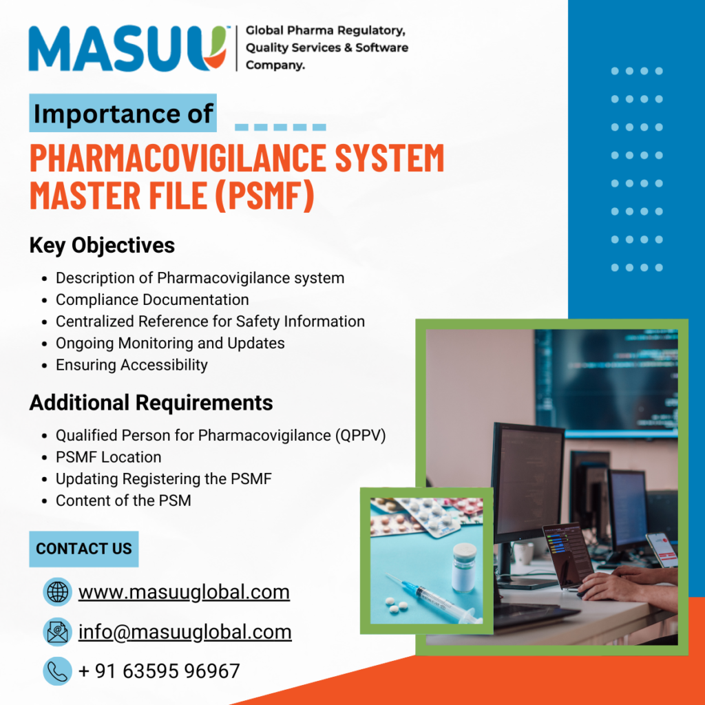 Pharmacovigilance System Master File (PSMF): Its Importance and Regulatory Role in Ensuring Drug Safety