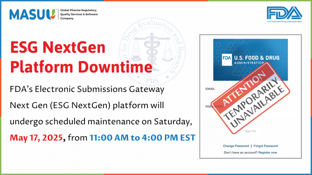 Scheduled Maintenance Notice: ESG NextGen Platform Downtime on May 17, 2025