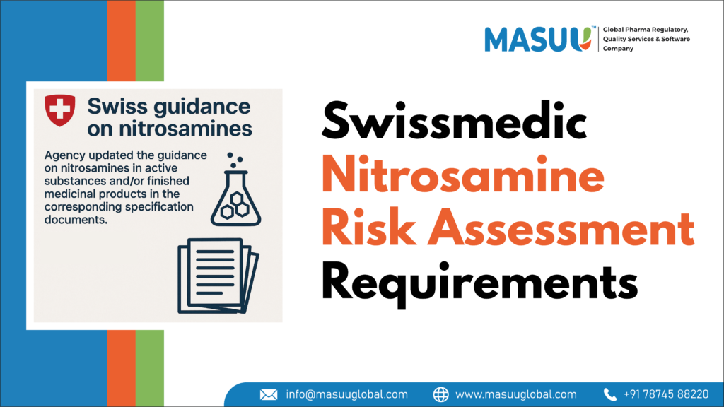 Swissmedic Nitrosamine Risk Assessment Requirements